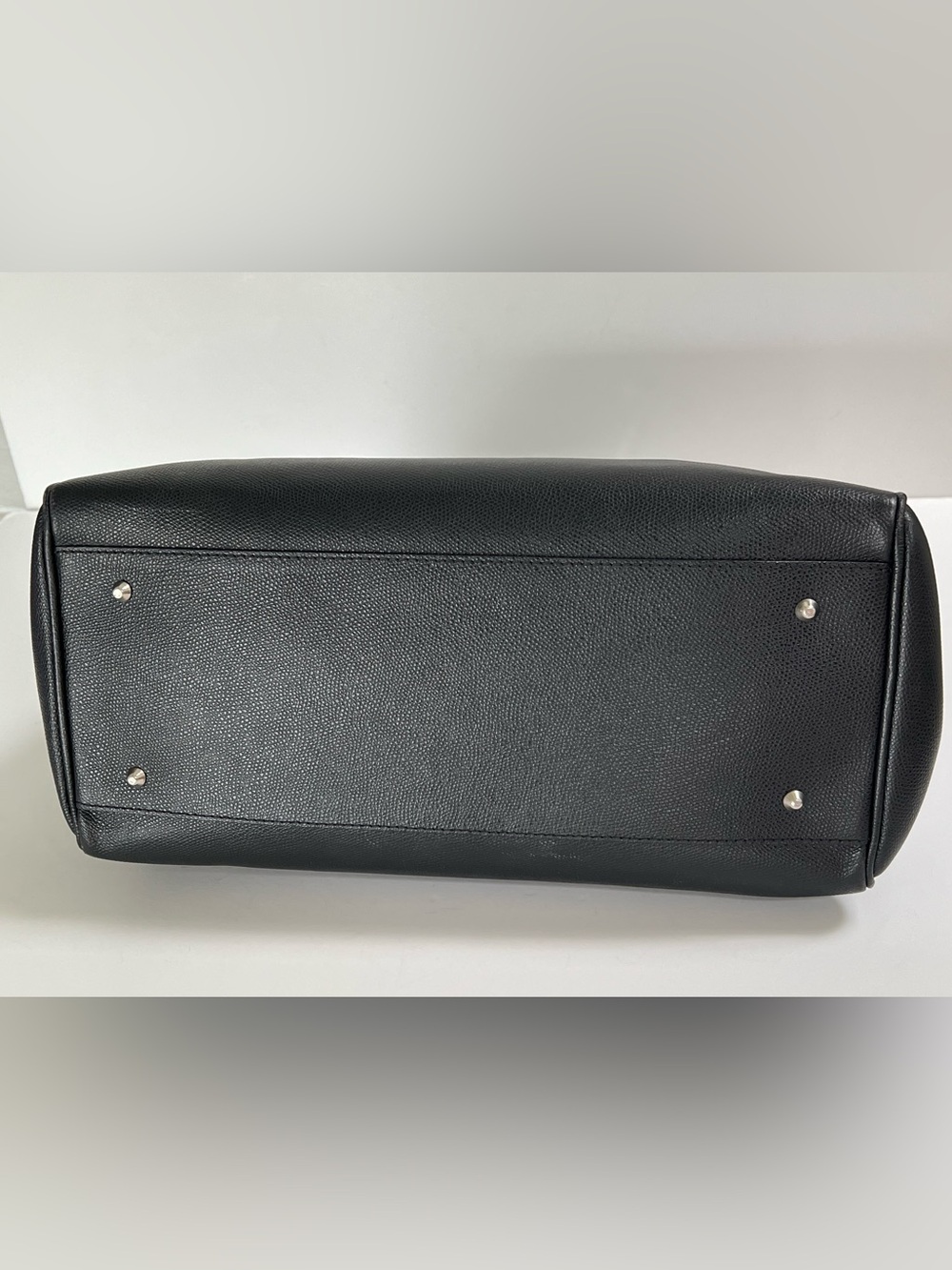 Classic Black Women's Satchel with Silver Hardware - Picture 11 of 16